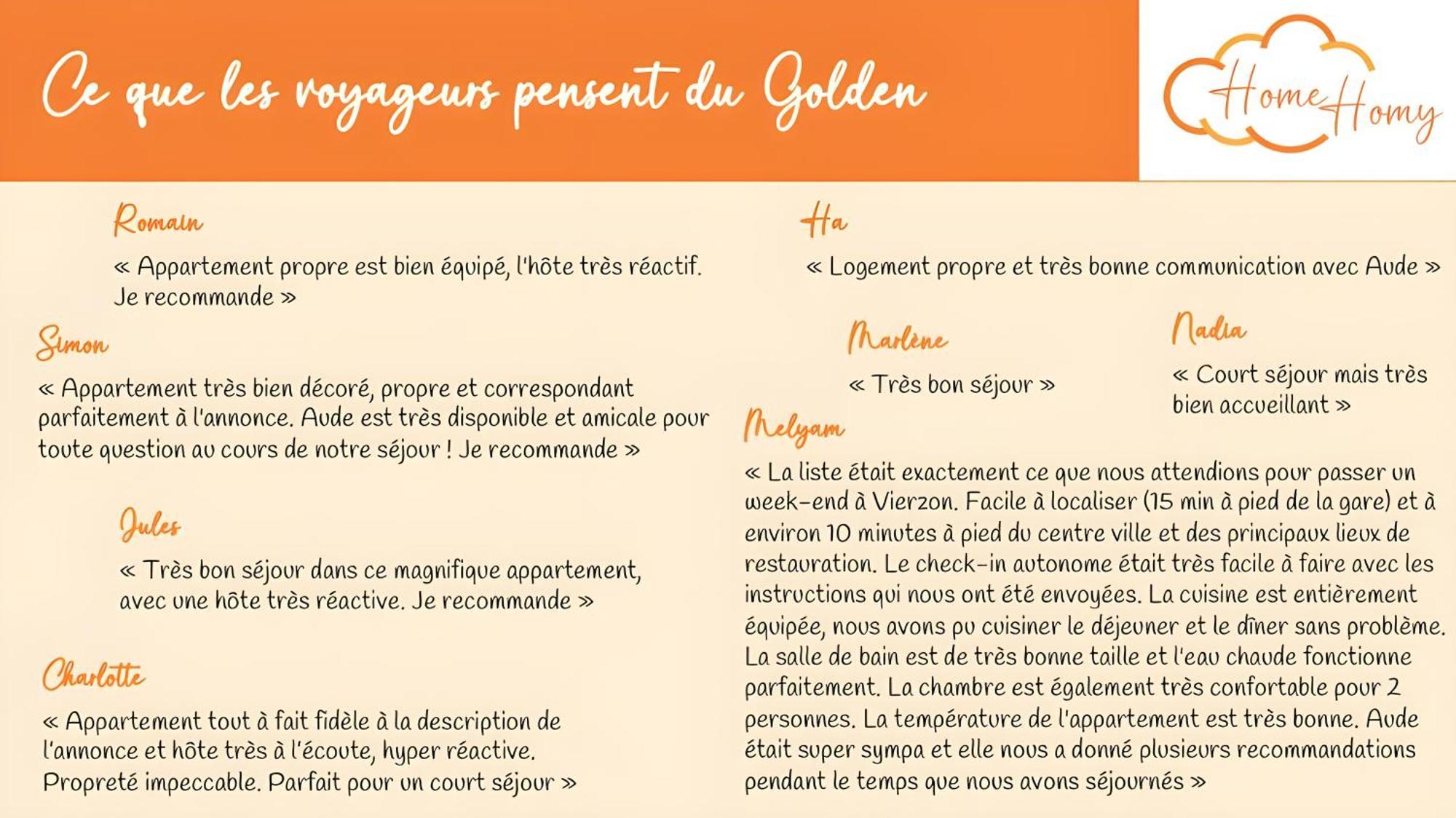 Le Golden - Home Homy Виерзон Екстериор снимка